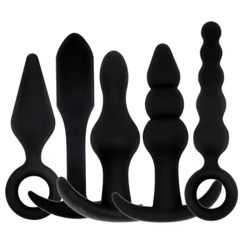 DINGYE de Silicone Sexo Anal Brinquedo Butt Plug Massageador de Próstata Anal Massager do Brinquedo do Sexo Produto do Sexo para o Homem e o Novato