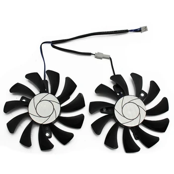 75Mm 2 pinos Gtx1050ti GPU Cooler DUAL Fan, Para o MSI Geforce GTX 1050Ti GTX-1050-Ti-4GT-OC Placa Gráfica de Refrigeração