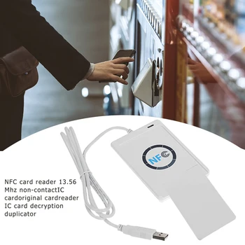ACR122u Leitor NFC 13,56 Mhz RFID Copiadora Duplicadora Contactless Smart Escritor
