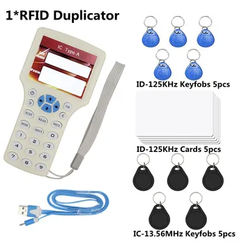 Nova inglês Replicador Duplicador de RFID De 13,56 Mhz NFC Inteligente Leitor de Cartão Chip CUID/FUID Chaveiro Escritor Criptografia de Crack Copiadora