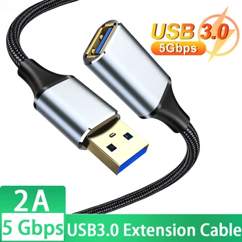 USB 3.0 Cabo de Extensão USB Macho para Fêmea do Cabo de Dados USB3.0 Extensor de Cabo de 5 gbps de Transferência de Alta velocidade para Laptop PC TV Fio de USB