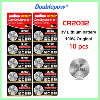 10pcs Original CR2032 de 3V de Lítio Baterias Para Controle Remoto de Calculadora, Relógio de placa-Mãe célula de bateria cr 2032