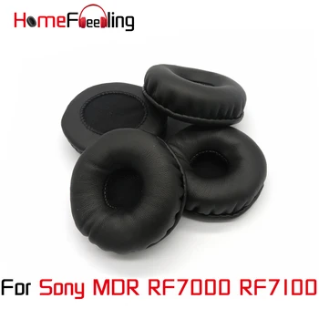 Homefeeling Almofadas de Ouvido Sony MDR RF7000 RF7100 Almofadas Redondas Universal Leahter Repalcement Peças Almofadas de Ouvido