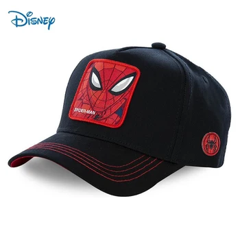 Disney Marvel Boné Snapback Ajustável Hip Hop Chapéus de homem-Aranha Homem de Ferro Adultos tampas de esportes de Verão de Malha Respirável Chapéus