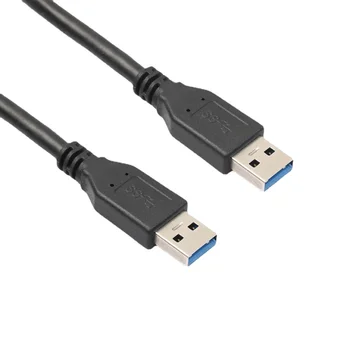 USB 3.0 Tipo Um Macho Para escrever Um Macho cabo Cabo Cabo de Extensão para o Radiador Disco rígido de 1,5 m de Fio dos Dados da Unidade de disco Rígido Portátil Cabo