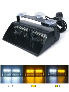 12V RGB DE 16 de LED de Alta Intensidade de Emergência, Luz Estroboscópica Bar para Veículos Caminhões Traço de Emergência, Aviso de Perigo da Lâmpada