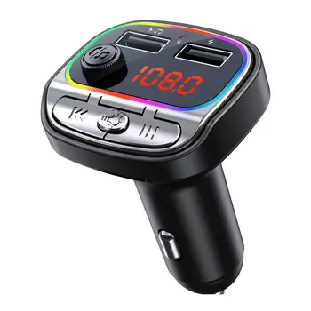  5.1 Transmissor FM bluetooth Car MP3 Player PD20W + QC3.0 Dual Carregador do USB do Áudio do Carro Kit Modulador do Disco de U do Cartão do TF Jogar