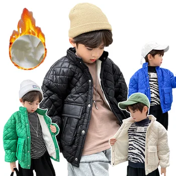 2022 Inverno Meninos Moda Jaquetas Crianças Do Bebê Cavalheiro Festa Quente A Roupa De 3 A 10 Anos, As Crianças Coats Down Parkas Jaqueta