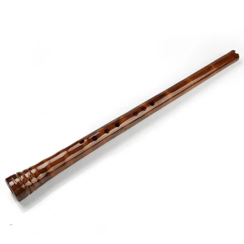 GF-Chave 8Holes Profissional Marrom Brilhante Vertical Chinês Tradicional feito a mão de Sopro Instrumentos Musicais NanXiao Flauta de Bambu
