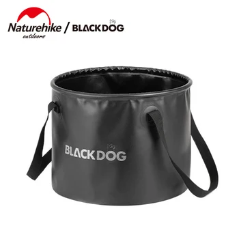 Naturehike Dobrável Balde Blackdog Dobrável Redonda Beber Balde De Acampamento Ao Ar Livre De Armazenamento De Água De Balde Portátil Viagem De Balde