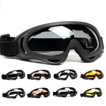 Exterior Óculos De Esqui E Snowboard, Máscara De Inverno De Snowmobile Motocross Óculos De Sol De Patinação De Esportes À Prova De Poeira À Prova De Vento Ciclismo Livrar Óculos