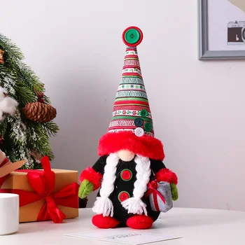 Natal Decorativo Impressão 3d sem Rosto de Boneca de Natal Goblin Anão Brinquedo Decoração Adereços Dropshipping