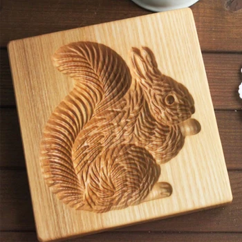 3D em Madeira de Gengibre Cozimento Moldes Cozinha Diy Bolo Cookie Molde Cortador de Cozinha Sobremesa Molde de Ferramentas de Cozimento