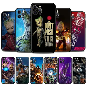Guardiões da Galáxia, a Marvel Caso de Telefone para o iPhone 11 13 Pro Max 7 e 8 Mini-12 X XR XS 6 6S 5 de 5 anos SE Cobrir Coque Funda