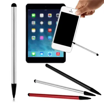 1PC 2 em 1 Capacitivo e Resistivo Caneta a Caneta Touch Screen caneta para Tablet iPad Celular Samsung PC Stylus Caneta Capacitiva