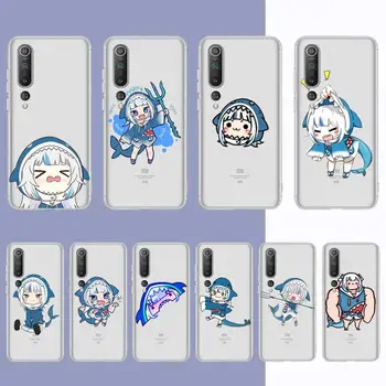 Yinuoda Gawr Gura Hololive Anime Caso de Telefone Para Redmi Nota 5 7 8 9 10 Um K20 pro max lite para Xiaomi 10pro 10T