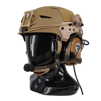 FCS C3 Tática de Caça Fone de ouvido earmor para capacete de Airsoft de Tiro militar microfone COMTAC3 Adaptável a redução de ruído 2022