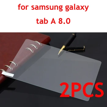 2PCS de Vidro Temperado de protetor de tela Para Samsung Galaxy Tab 8,0 SM-T350 T355 T380 T385 T387 P205 P200 SM-T290 SM-T295 tela