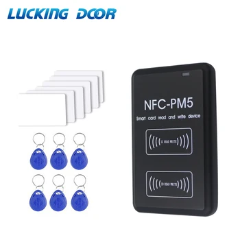 NFC PM5 IC/ID Duplicador de dupla-frequência de 13,56 MHZ RFID 125KHZ Leitor Completa Escritor Função de Decodificação do Cartão de Fotocopiadora