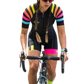 O brasil frenesi de triatlo de senhoras de meia-calça de ciclismo roupas bicicleta bicicleta esportes body kit brasil colômbia macacão ropa mulher macaco