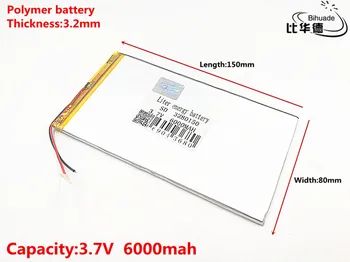Bom Qulity 3280150 3,7 V 6000mAH Real 5900mAh bateria do Li-íon para V88 V971 M9