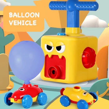Ar Inércia Do Poder Balão Lançador De Carro De Brinquedo Interessante Balão De Carro De Educação Ciência Divertida Experiência De Veículos Brinquedos De Presente Das Crianças