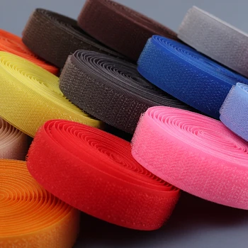 2cm Pegajoso Fivela Para a Costura de Cor Velcro de Nylon Bolsa Artesanal Chapéu Correia E Acessórios de Vestuário, Material de 2M Adesivo de velcro