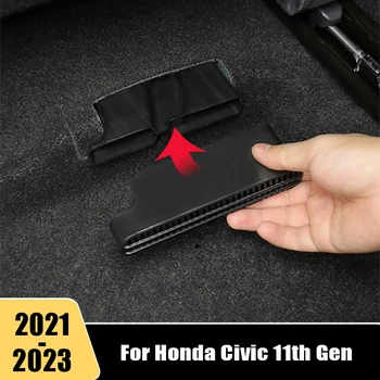 Para Honda Civic 11 Gen 2021 2022 2023 Carro ABS Traseiro, Sob o Assento do Ar de Ventilação do Duto de Saída de CA Grade Tampa Anti-lixo Acessórios