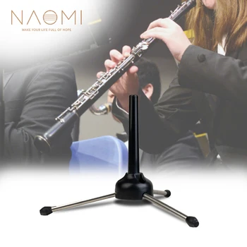 NAOMI Dobrável Instrumentos Musicais Vento Tripé Suporte Stand Para Oboé Flauta Clarinete Portátil Sax Suporte de Acessórios