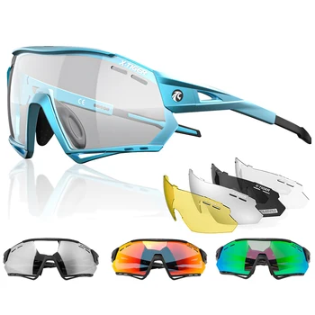 X-TIGRE Fotossensíveis Moto Óculos Novo EXS 5 Lente de Bicicleta UV400 Óculos Óculos de sol esportivo Homens Mulheres Anti-Brilho Ciclismo Óculos