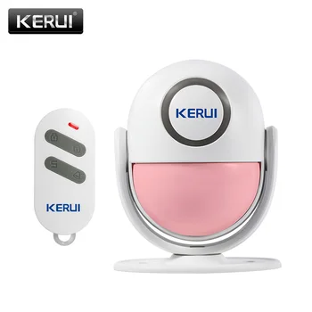 KERUI P6 bem-vindo Campainha do Alarme Proteção de Segurança sem Fio Infrared IR de Movimento do Sensor de Porta, sino de Alarme Campainha+controle Remoto