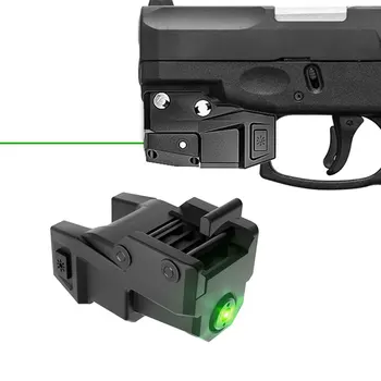 Recarregável mini-automóvel Verde Arma de Visão a Laser para Pistola de Auto-Defesa Touro g2c g3c Micro Mira Laser