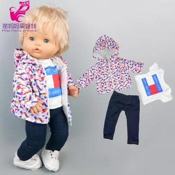 Nenuco roupas de Boneca para baixo do brasão Ajuste 40cm nascido boneca Ropa Y Su Hermanita roupas de menina presentes brinquedos roupa