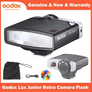 Godox Lux Junior Retro Flash da Câmara Flash Speedlite GN12 6000K±200K 7 Níveis de Flash da Câmera Sony Nikon Olympus Fujif