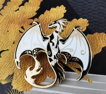 Sky Dragon Esmalte Pin De Metal Broche Pin