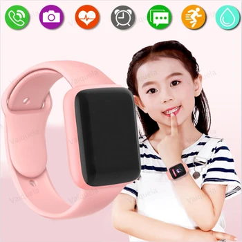 Fitness, Kids Smart Watch Y68 Crianças Smartwatch para Meninas Meninos Inteligentes Relógio Alunos Impermeável de Fitness Tracker Tomada de Fábrica
