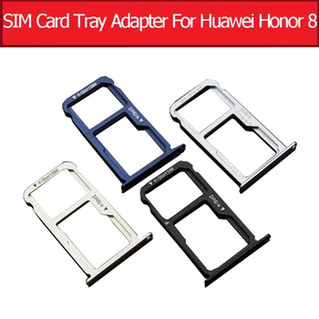 Micro SD & Bandeja do Cartão SIM do Adaptador Para o Huawei Honor 8 FRD-AL00 AL10 DL00 L04 L09 L19 Sim & Memória da Bandeja do Leitor Titular de Reparação