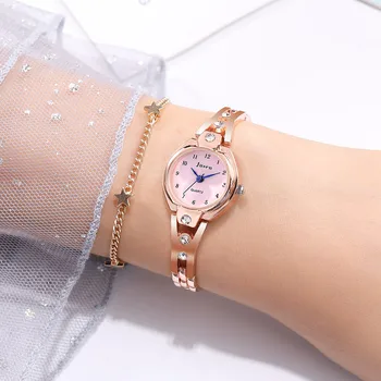 Mulheres De Luxo Relógio De Pulseira De Moda Feminina Casual De Quartzo Relógio De Pulso Feminino Elegante Relógio Relógio Feminino Montre Reloj Mujer
