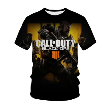 Quente Jogo Call Of Duty Modern War 3D Impresso T-Shirt Kids Moda Casual, Desenhos animados T-shirt de Meninos Meninas rapazes raparigas Crianças Roupas Para Meninas
