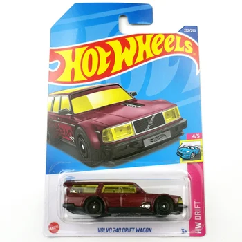 Hot Wheels 1:64 Volvo Série 2020-2022 850 ESTATE/240 DERIVA Edição de Colecionador de Metal Dieta Modelo de Carros Brinquedos