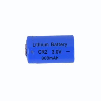 CR2 800 mAh 3.0 V Bateria de iões de lítio Primária e Pilhas Secas