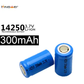 kingwei 14250 4Pcs/Monte 3,7 V 300mAh Li-ion Bateria Recarregável de Alta segurança industrial usada