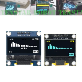0.96 Polegadas OLED SSD1306 Branco/Azul/Amarelo 128X64 IIC I2C de Série do Módulo de Exibição 12864 Tela LCD Placa De Arduino
