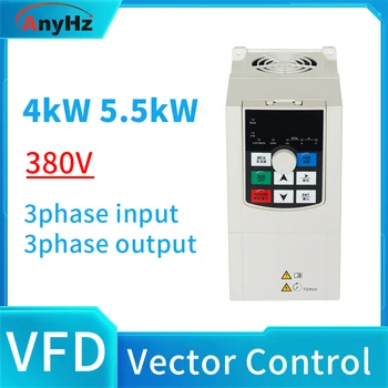 Inversor de frequência o Conversor de 5.5 kW 380V 3 Entrada 3 Saída Econômica Micro Vetor VFD AC Drive Controlador de Velocidade