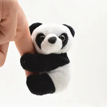1PC Criativo de Pelúcia Panda Clipe em Preto Branco Abraçando Panda Cortina Clipe Favorito Notas de um bichinho de Pelúcia Boneca, Lembrança Brinquedos