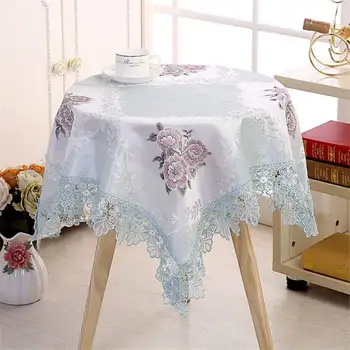 Toalha de mesa high-end toalha de mesa pano retangular mesa de café tapete redondo pequeno toalha de mesa de cabeceira móvel de TELEVISÃO cobertura de toalha